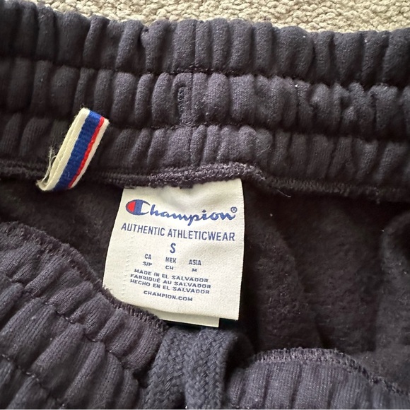 Womens Navy Blue Champion Sweatpants - Picture 4 of 4